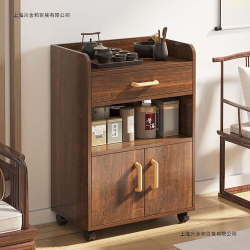 现代简约茶水柜碗柜家用厨房储物柜客厅靠墙橱柜办公室烧水置物柜
