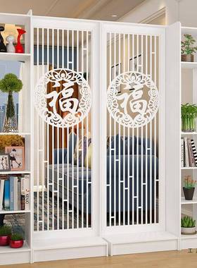 现代中式简约家具尚屏风玄隔断客厅卧室时餐厅镂空NJG花屏座关隔