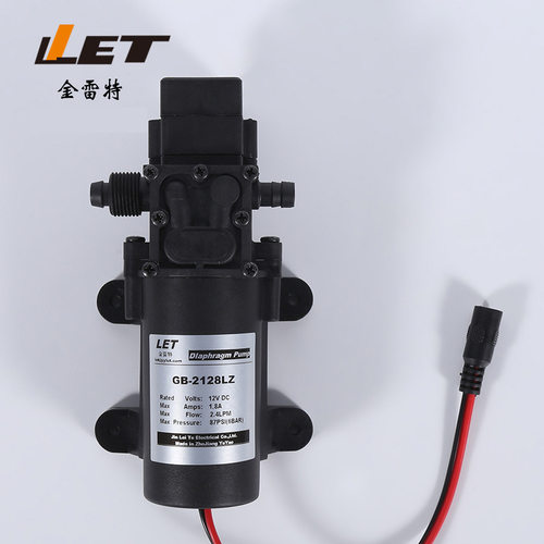 GB-2128LZ微型隔膜泵 12v 24v 48v 微型高压水隔膜泵