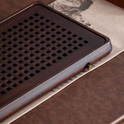 托托家用储水式茶盘WRA茶盘客厅干泡台沥水盘排式大小号单水层小