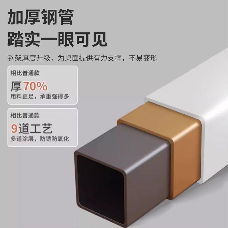 奶油风白转角电子脑桌书桌书XER架一体洞洞板台电式家色用竞桌椅