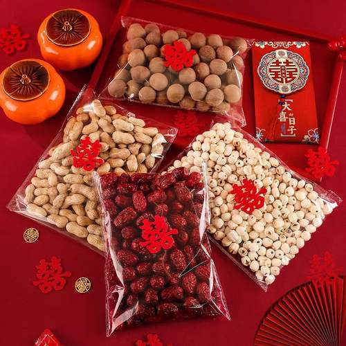 结婚订婚用的早生贵子干果组合