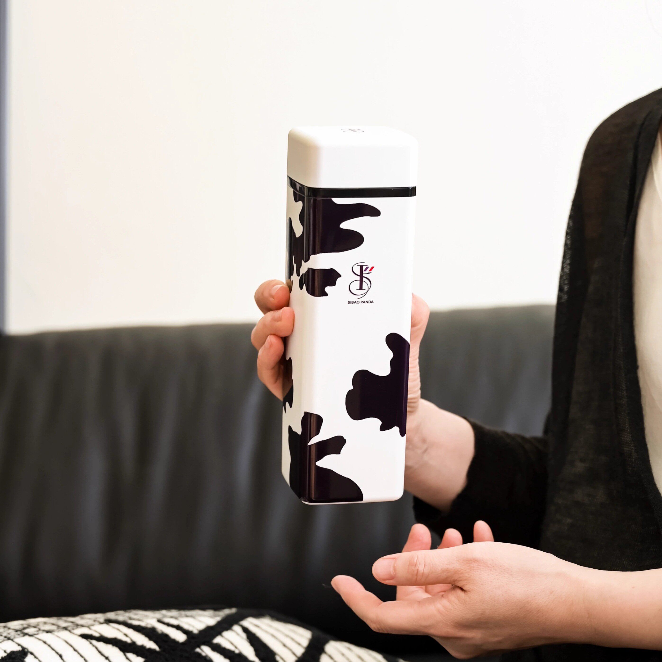 高颜值礼物生日送女生25新款思宝科技PANDA高档保温杯水杯杯子