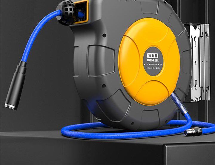 Барабаны 气鼓自动伸缩气管卷管器电鼓水鼓气动工具高压泡沫鼓汽修拓力普
