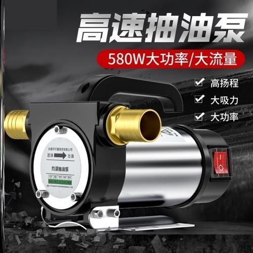 电动抽油泵12v24v220v伏正反转换机油柴油车箱抽油泵液压油耐高温