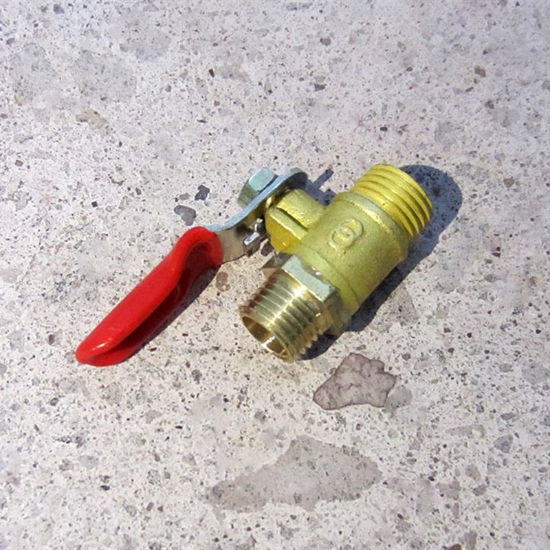 16 22 30 80型柱塞泵出水管双头雄外丝球阀出水开关 铜 4分1 阀门