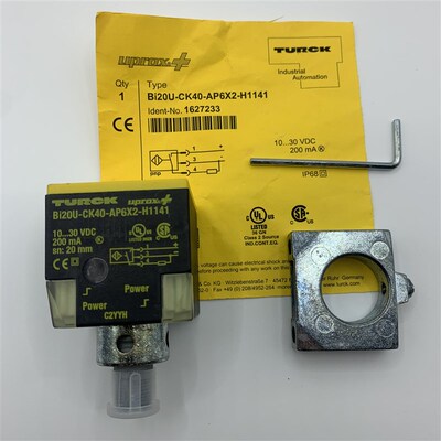 原装正品TURCK方形接近开关 BI20U-CK40-AP6X2-H1141 现货1627233