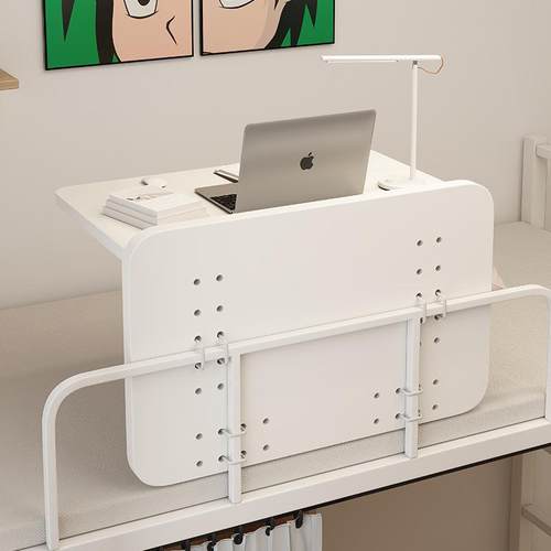 床上桌宿舍悬空寝室上铺悬挂式电脑桌下铺可折叠固定简约懒人桌