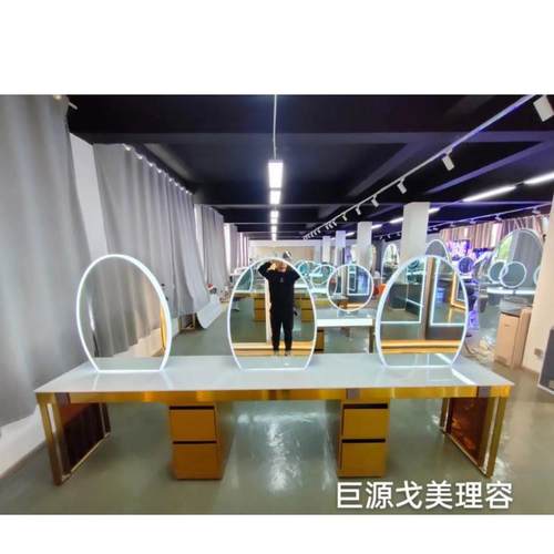 理发店镜台柜子一体镜台潮店美发店发廊专用高端美发烫染镜台柜子