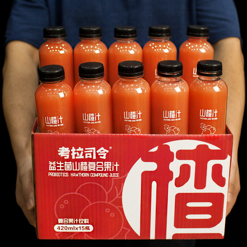 山楂味考拉司令420ML*6/15瓶益生菌果汁饮料整箱 新日期图片