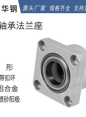 BASC BFR73双轴承无扣环轴承固定铝合金轴承座组件支架方法兰KKH