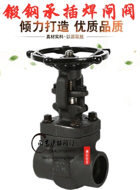 Z61H-800LB国标美标锻钢承插焊闸阀 高温高压导热油蒸汽闸阀425度