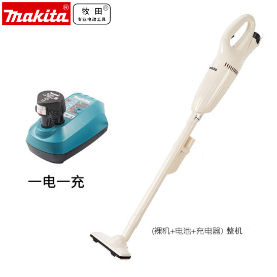 正品牧田Makita锂电充电吸尘器家用手持静音无绳除尘机CL100DW/Z