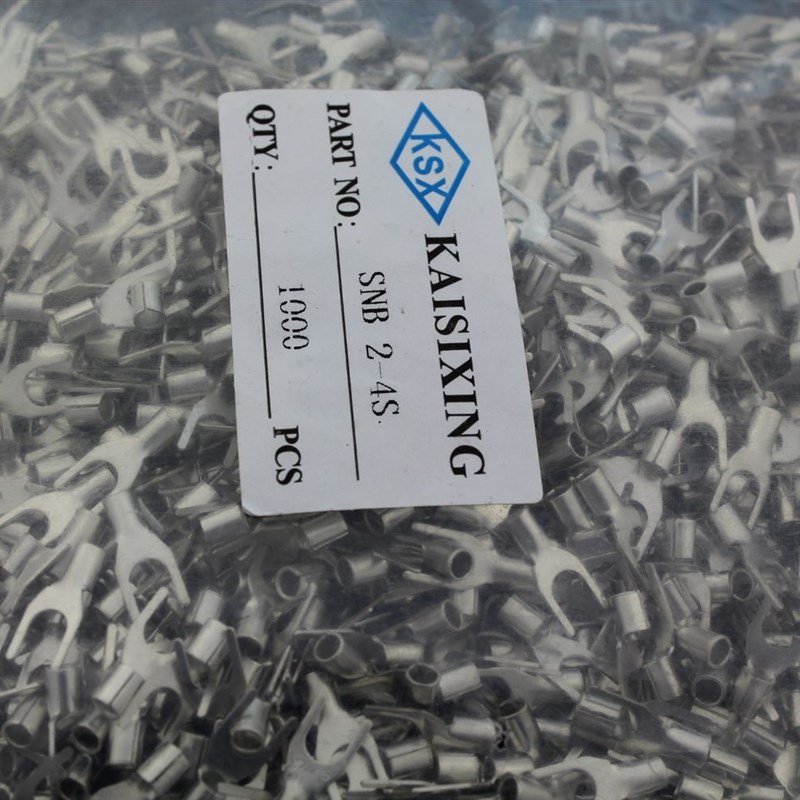 SV1.25-4 不带绝缘套 叉子 接线端子 1000只