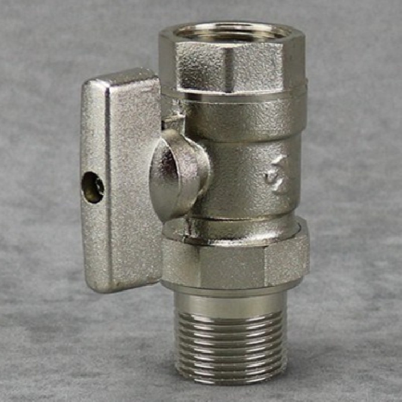 玉新阀门黄铜内外丝活接球阀DN15-25暖气分水器水管小手柄采暖阀