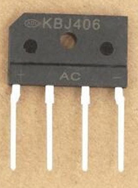 整流桥堆KBJ4J 通用 KBJ406 KBJ4JV 液晶全桥 4A600V 可直拍