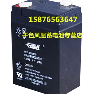CA648 6V4.5AH 6V4.8AH电子秤玩具车电池 CA645 CASIL志源蓄电池
