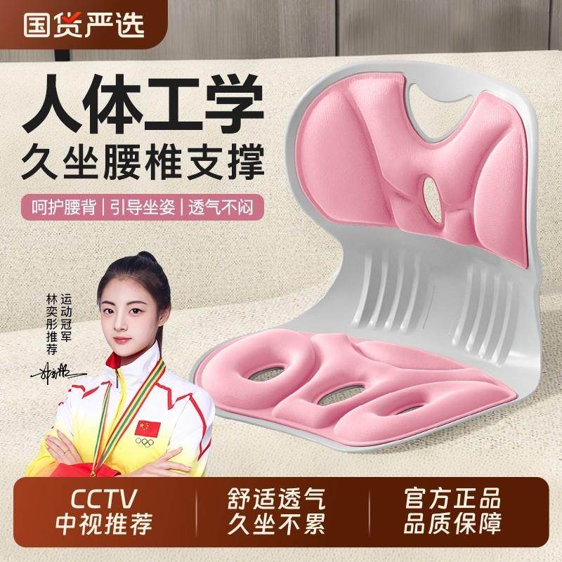 本博护腰靠垫人体工学坐姿椅座椅靠垫护腰坐垫神器护腰坐姿椅驼背