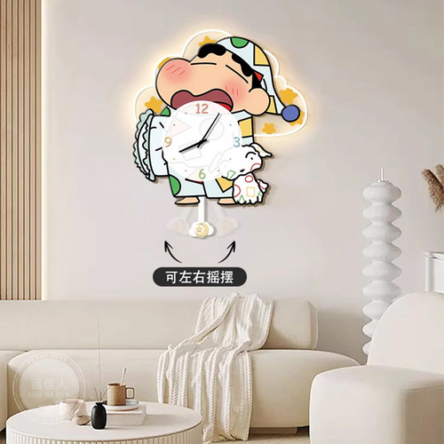 奶油风客厅装饰画睡衣蜡笔