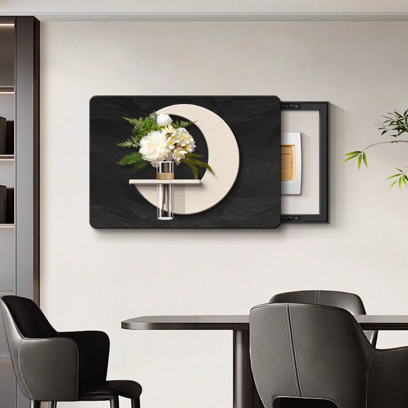 现代简约电表箱装饰画2025