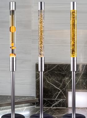 ins落地灯茶几客厅卧室床头灯创意美式浪漫葱灯 火焰熔岩灯