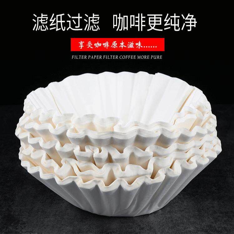 美式咖啡滤纸茶过滤纸碗型煮茶机滤纸冲纸猫套猫围脖手工纸50张