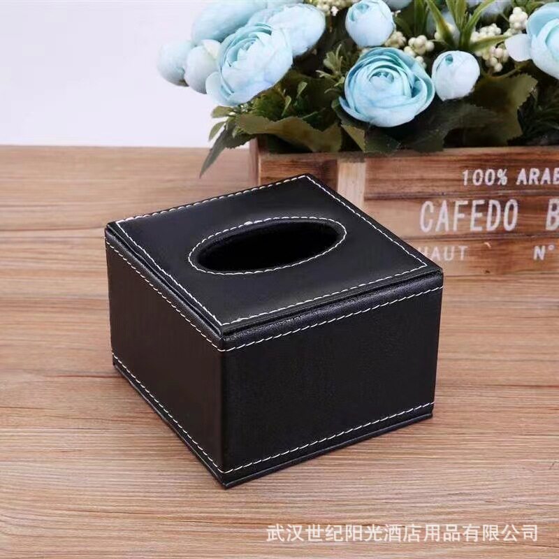 抽纸盒办公室用商务餐厅纸巾盒定制小型家用桌面茶几会议公司抽纸