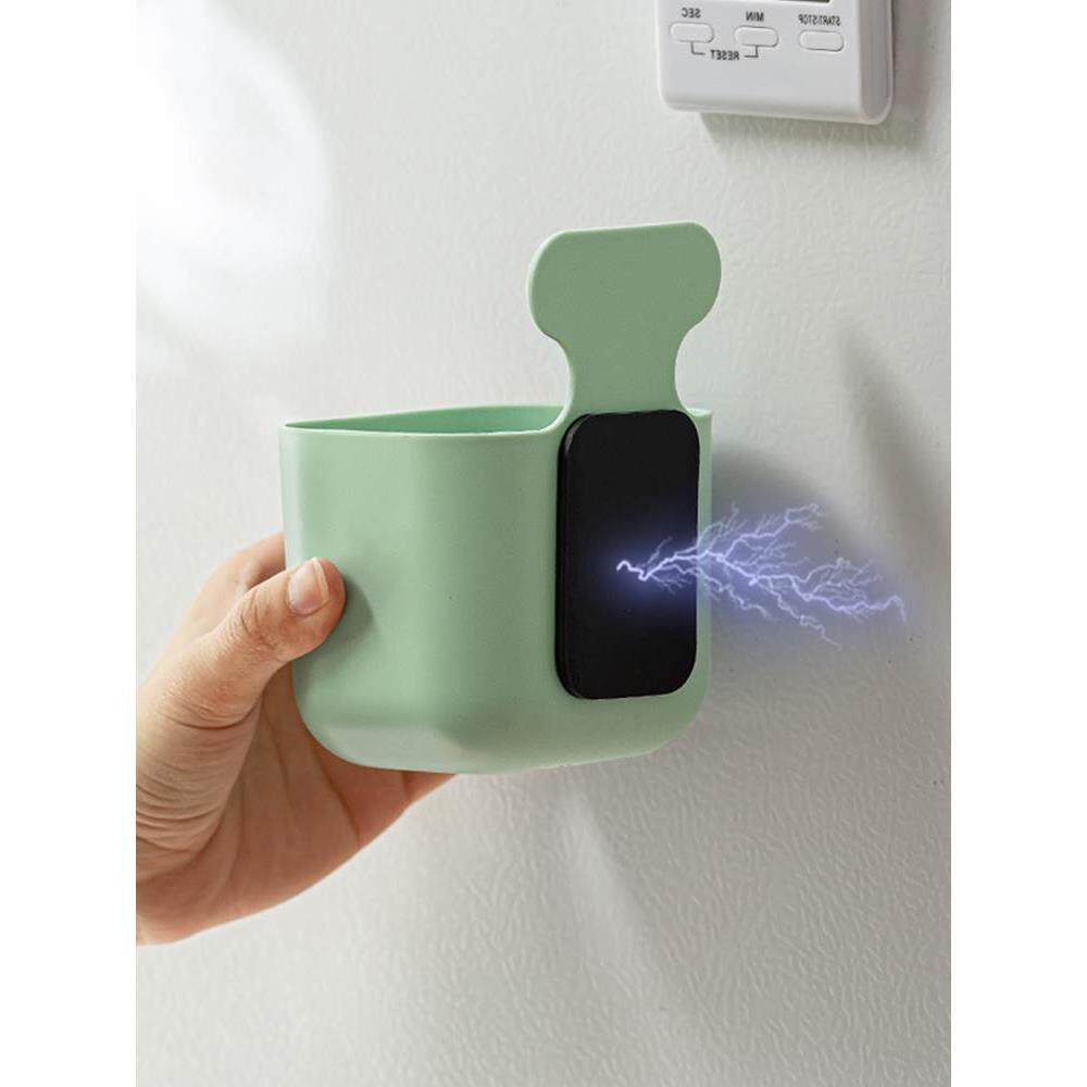 磁吸收纳盒冰箱贴磁贴置物架侧面门磁铁免打孔壁挂家用零食储物盒