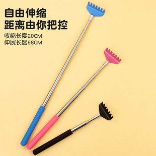 逗貓棒玩具貓咪按摩互動(dòng)解悶癢癢撓抓癢擼貓可伸縮梳子梳毛刷
