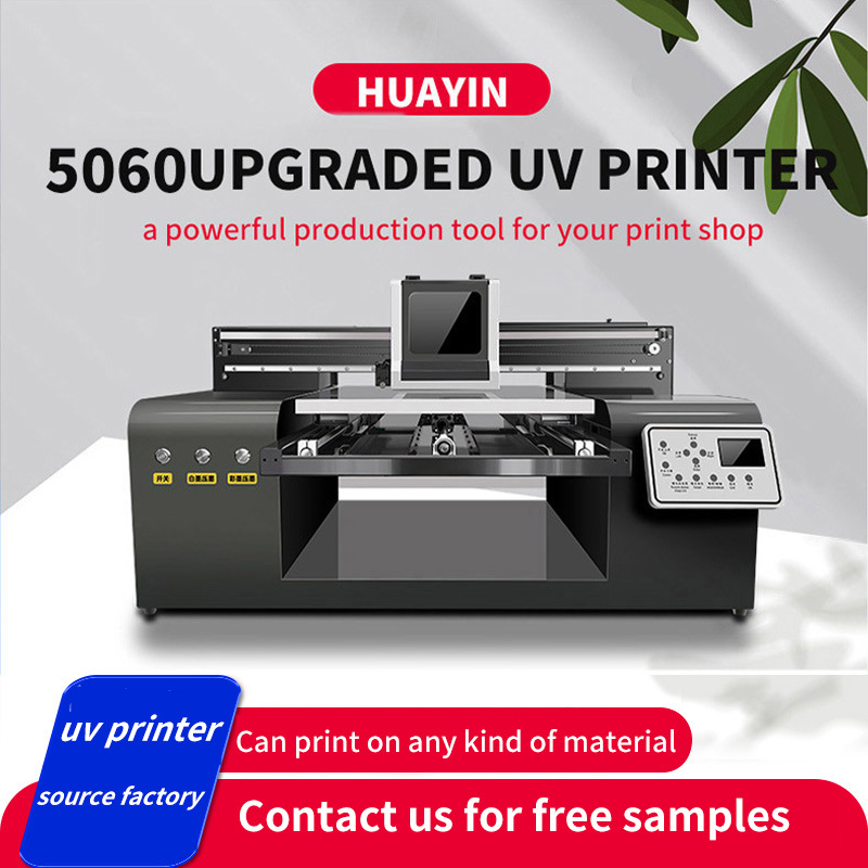 A3 UV Printer Bottle 5060 UV Flatbed Printer A3 With Varnis
