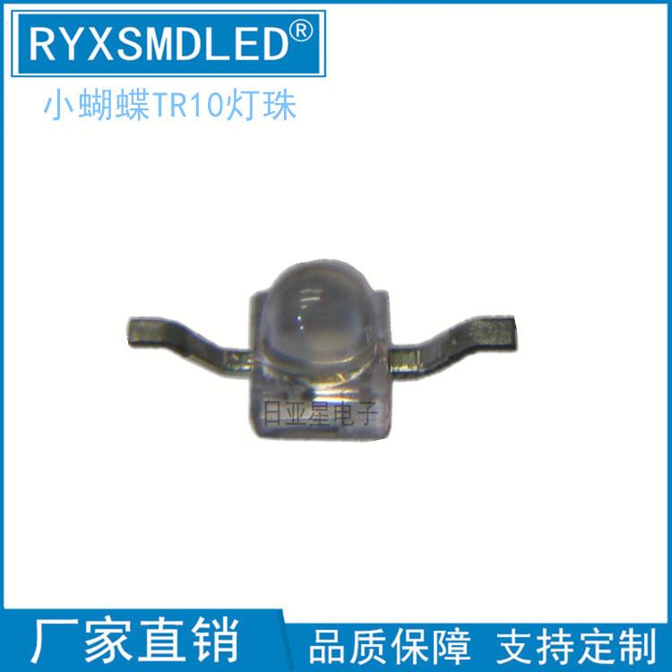 小蝴蝶TR10红色贴片SMDLED灯珠超高亮红光蓝光翠绿黄发光二极管