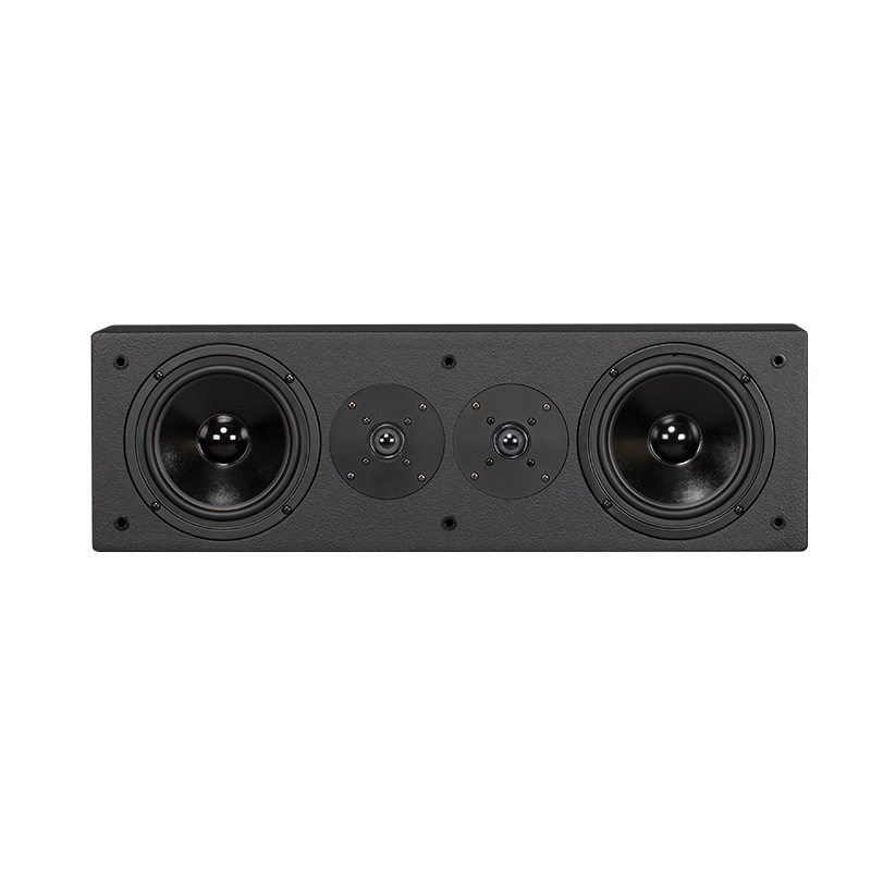 家用hifi音箱家庭影院音响双6寸中置音箱超薄挂壁台式无源音箱