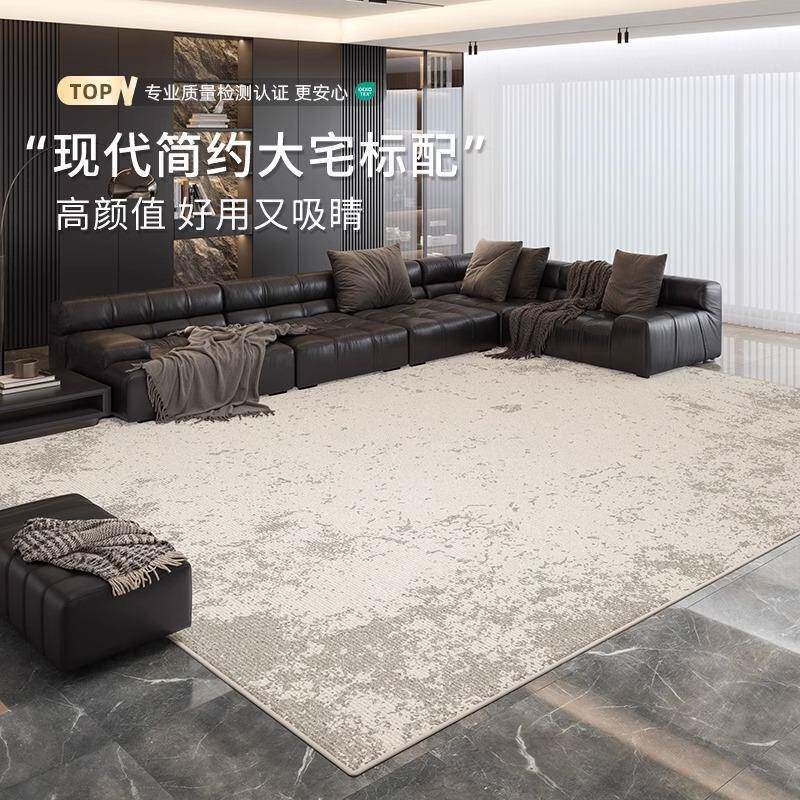 地毯客厅现代简约2025新款卧室免打理免洗可擦轻奢高级感沙发地垫
