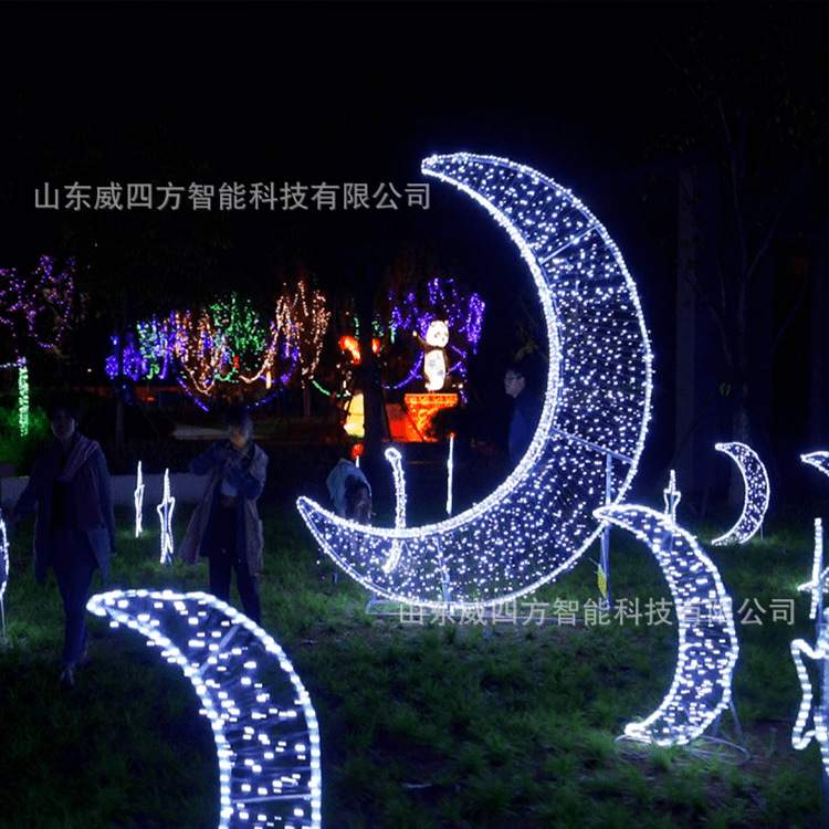 2021春节新款传统花灯节梦幻花灯会动物植物海洋主题造型灯灯光展