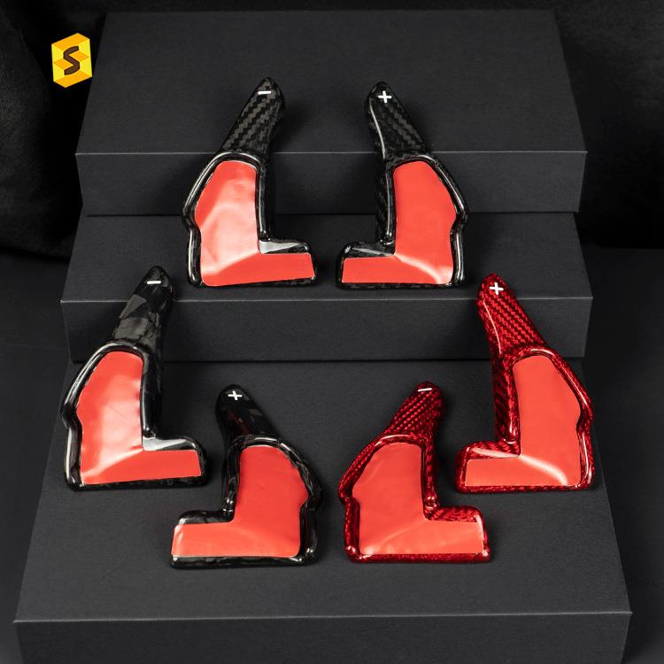 适用于挑战者SRT战马charger真碳纤维方向盘换挡拨片干碳内饰改装