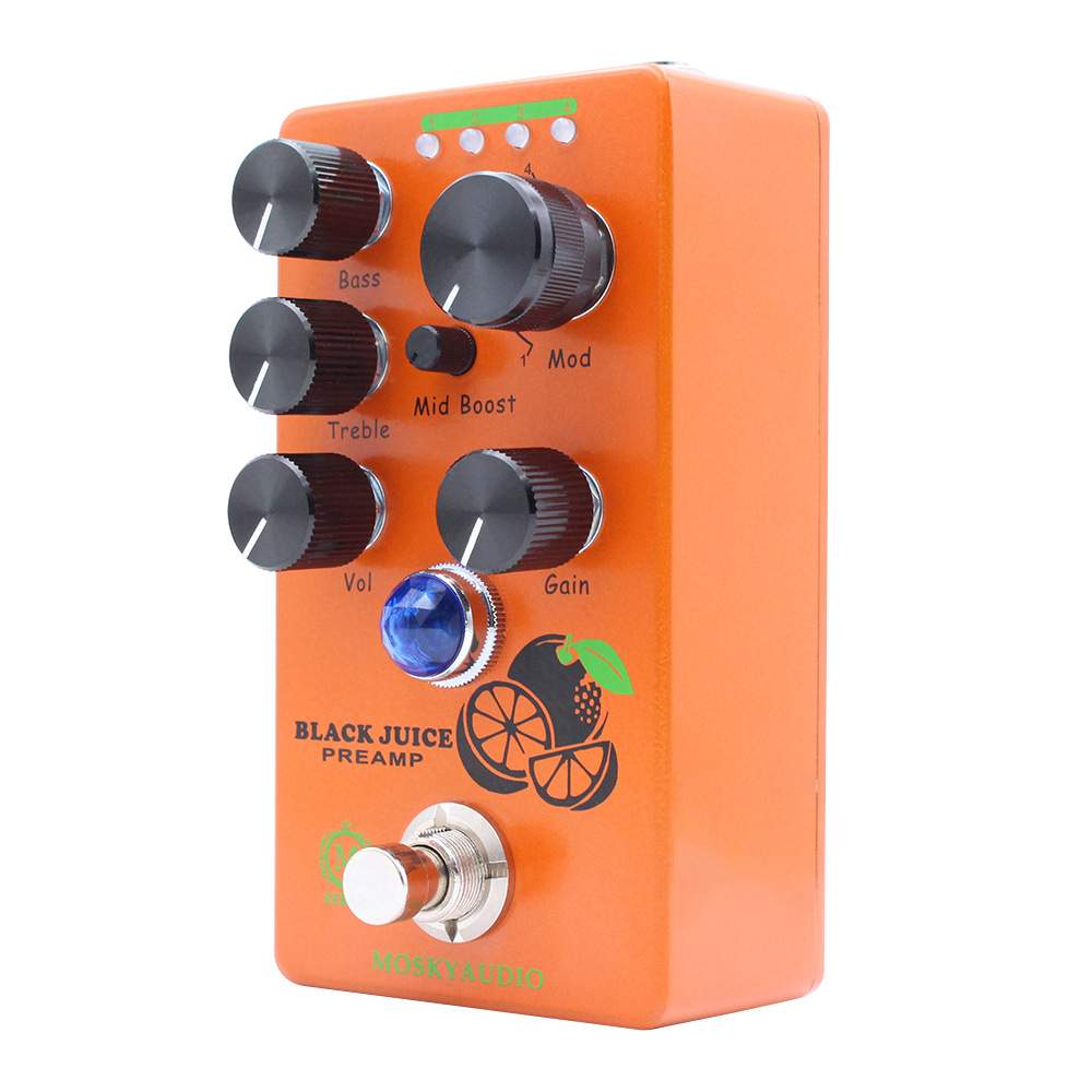 MOSKYAUDIO BLACK JUICE PREAMP 吉他效果器 过载前级效果器