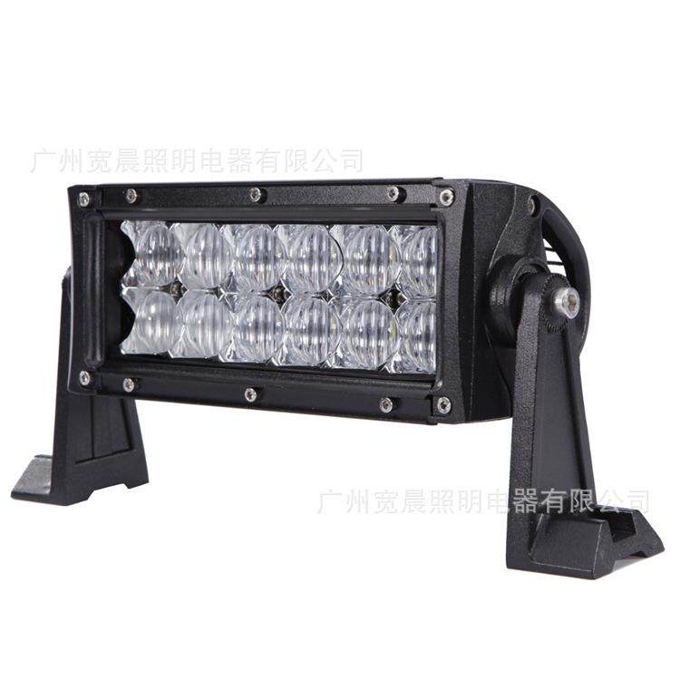 36WLED长条灯适用8英寸5D越野车牧马人长条灯保险杠引擎盖改装灯