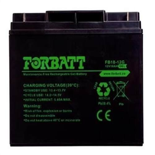 FORBATT蓄电池FB18-1212V18AH绿色环保储能型抑制横模和共模噪