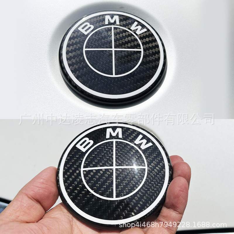 适用宝马前后车标新3系5系M3G30X3 X4 X5真碳纤维BMW阿尔宾娜改装