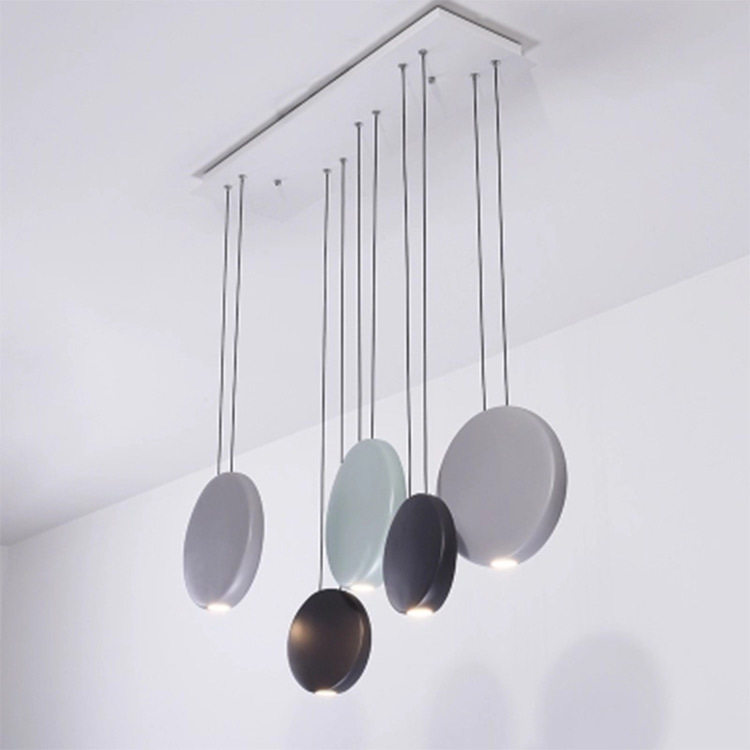 北欧后现代个性创意简约三头圆形吊灯客餐厅吧台床头单头小吊灯
