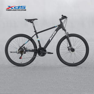 喜德盛铝合金山地车26款 380男女学生21速碟刹变速单车 黑客350