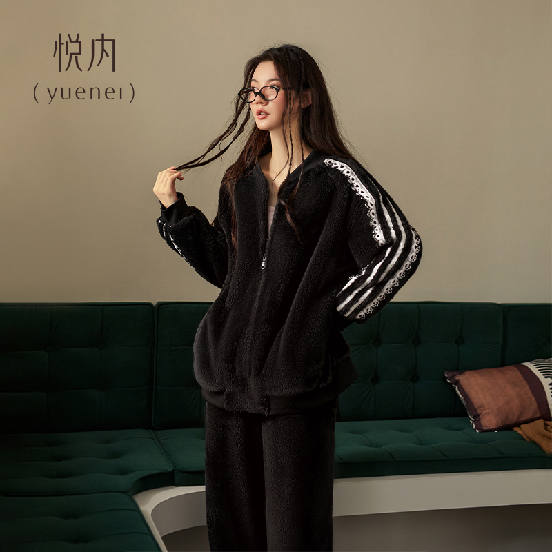 【商场同款】悦内女士法兰绒睡衣