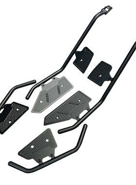 适用无极SR4MAX改装护杠踏板一体SR350加P厚款保险杠铝合金踏板