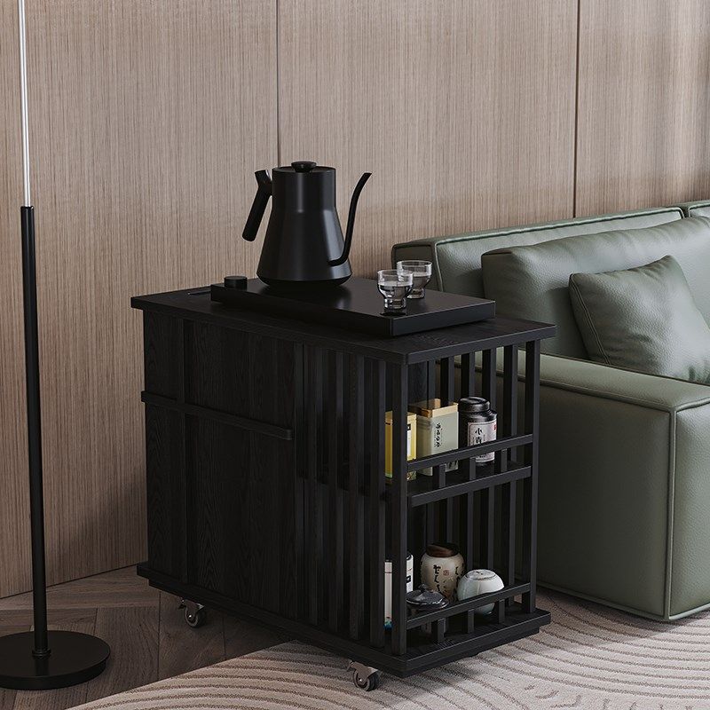 全实木可移动茶台多m功能茶桌边几小推车储物柜客厅茶水柜沙发边,住宅家具,角几/边几,淘宝优惠券,粉丝福利购,淘宝优惠卷