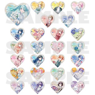 初音未来  PJSK 四周年 感谢祭 心形亚克力块 第二部分 周预售