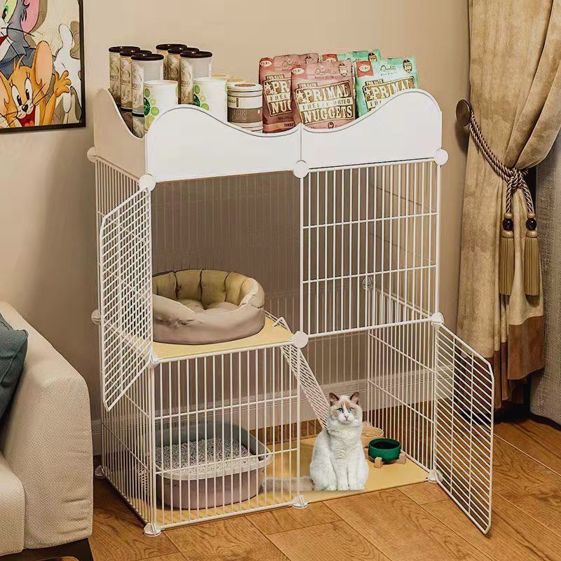 猫笼猫别墅清仓笼子家用室内猫舍带厕所超大自由空间小型猫咪猫窝
