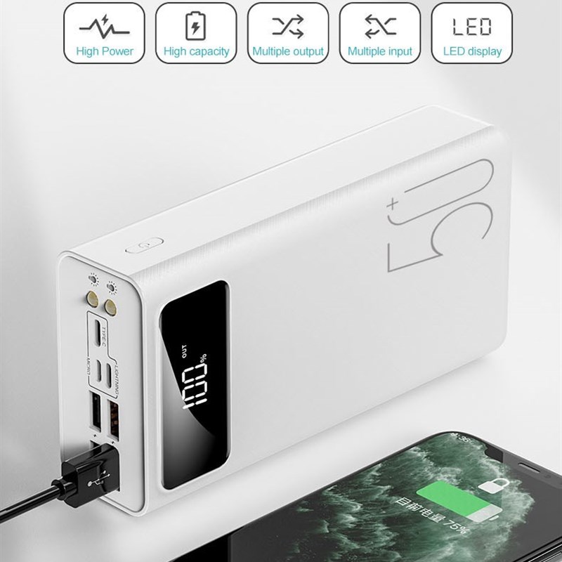 现货50000mAh  Bak TypeC Mro USB QC Fast Chargig b