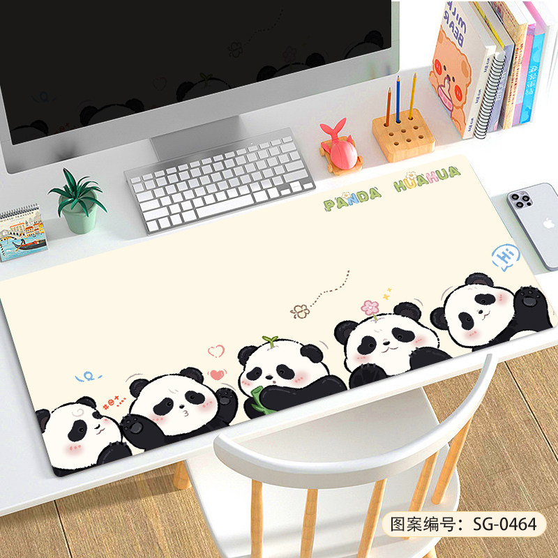 速发爱可熊书垫超大号办公桌学习桌面垫电脑猫桌垫子生
