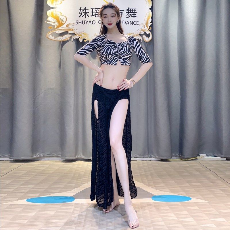 速发肚皮装2024秋冬新款法式练功舞套舞性感腿环东方服服演出服团