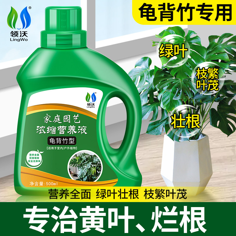 速发物背竹专用肥水肥营养液室内适用盆栽土培植龟通用型浓缩培料